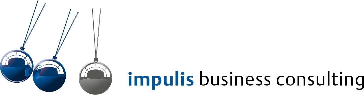 „impulis business consulting AG“-Logo, zur Startseite